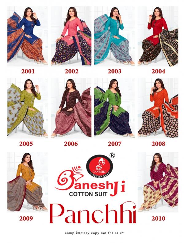 Ganeshji Panchi Vol-1 Cotton Designer Readymade Suit